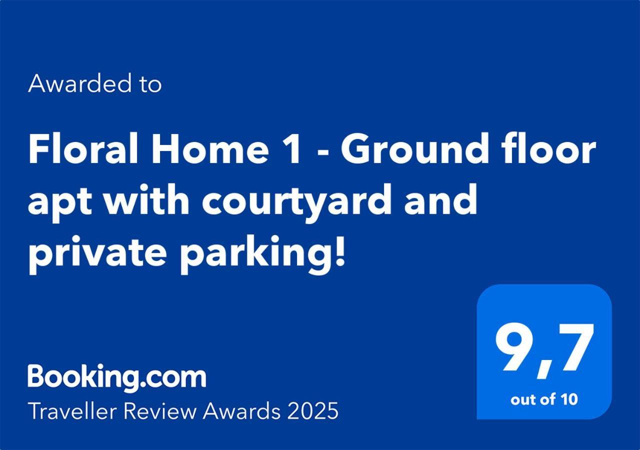 Floral 1 - Ground Floor With Courtyard And Private Parking! Apartment